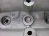 Long Crack between Plug Holes